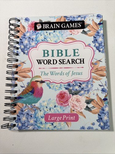 Brain Games – Large Print Bible Word Search: The Words of Jesus (Brain Games – B