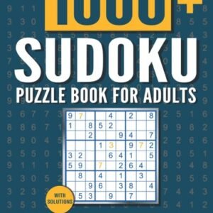 Sudoku Puzzle Book for Adults: 1000+ Hard Sudoku Puzzles with S