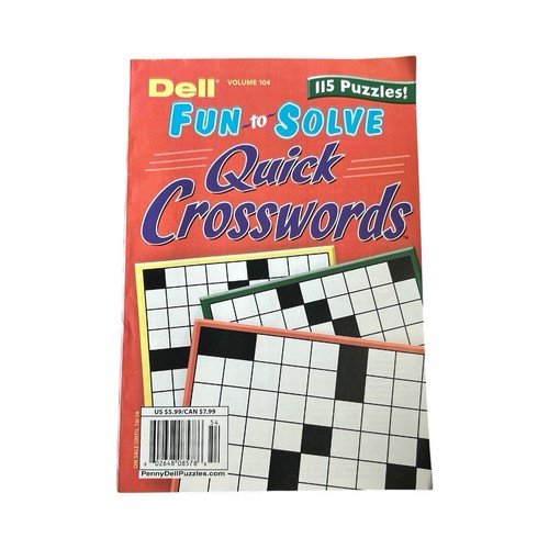 Penny Dell  Puzzles  Fun To Solve Crosswords Volume 104 October 2025