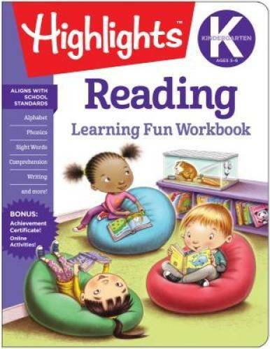 Kindergarten Reading (Highlights Learning Fun Workbooks) – Paperback – GOOD