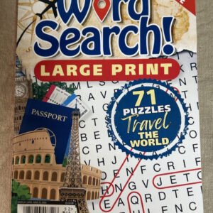 Take a Break Easy Travel Issue Word Search ~Large Print ~71  Puzzles ~June.2025