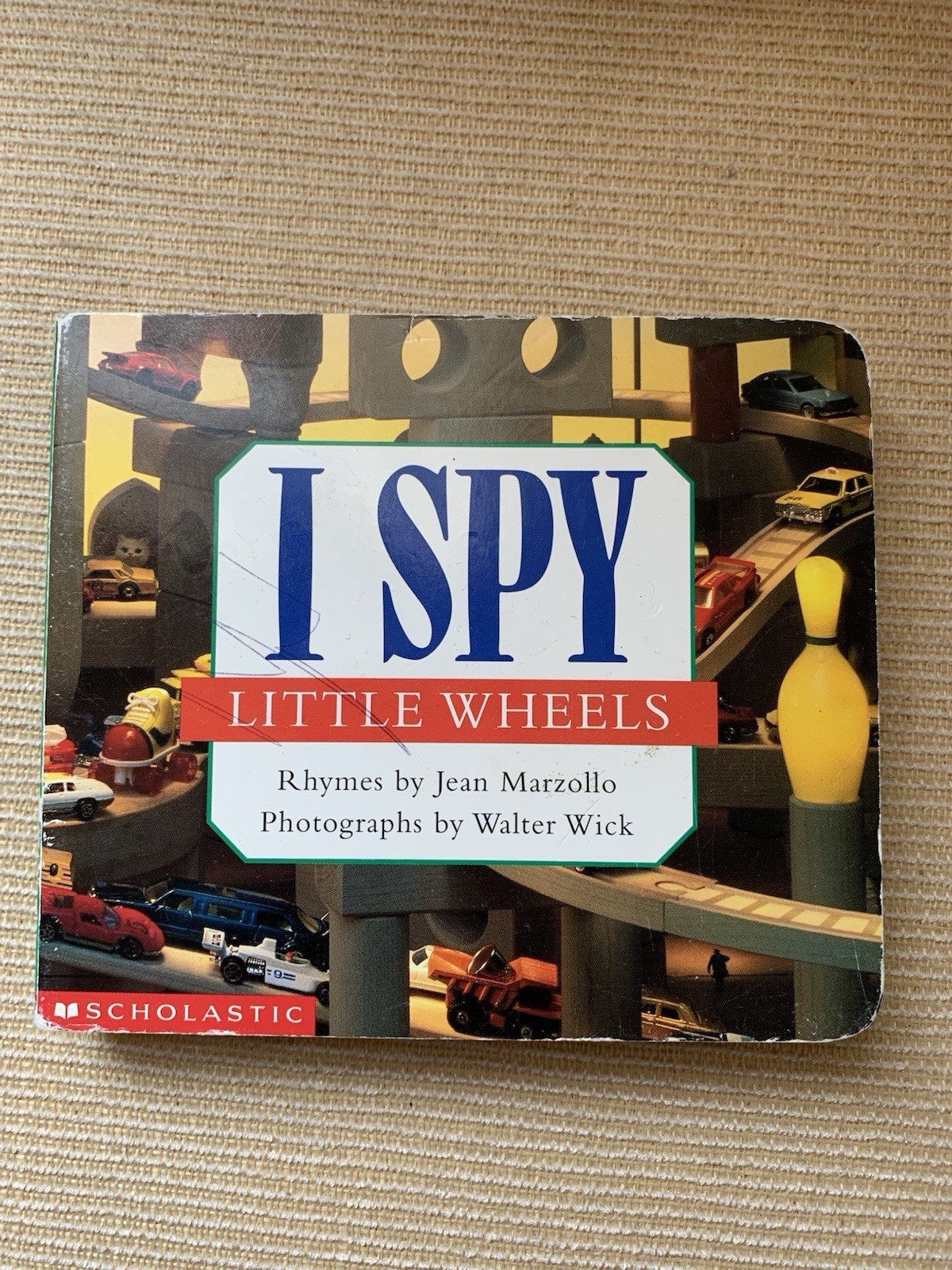 I Spy Little Wheels Scholastic Board Book 1998 classroom / waiting room book