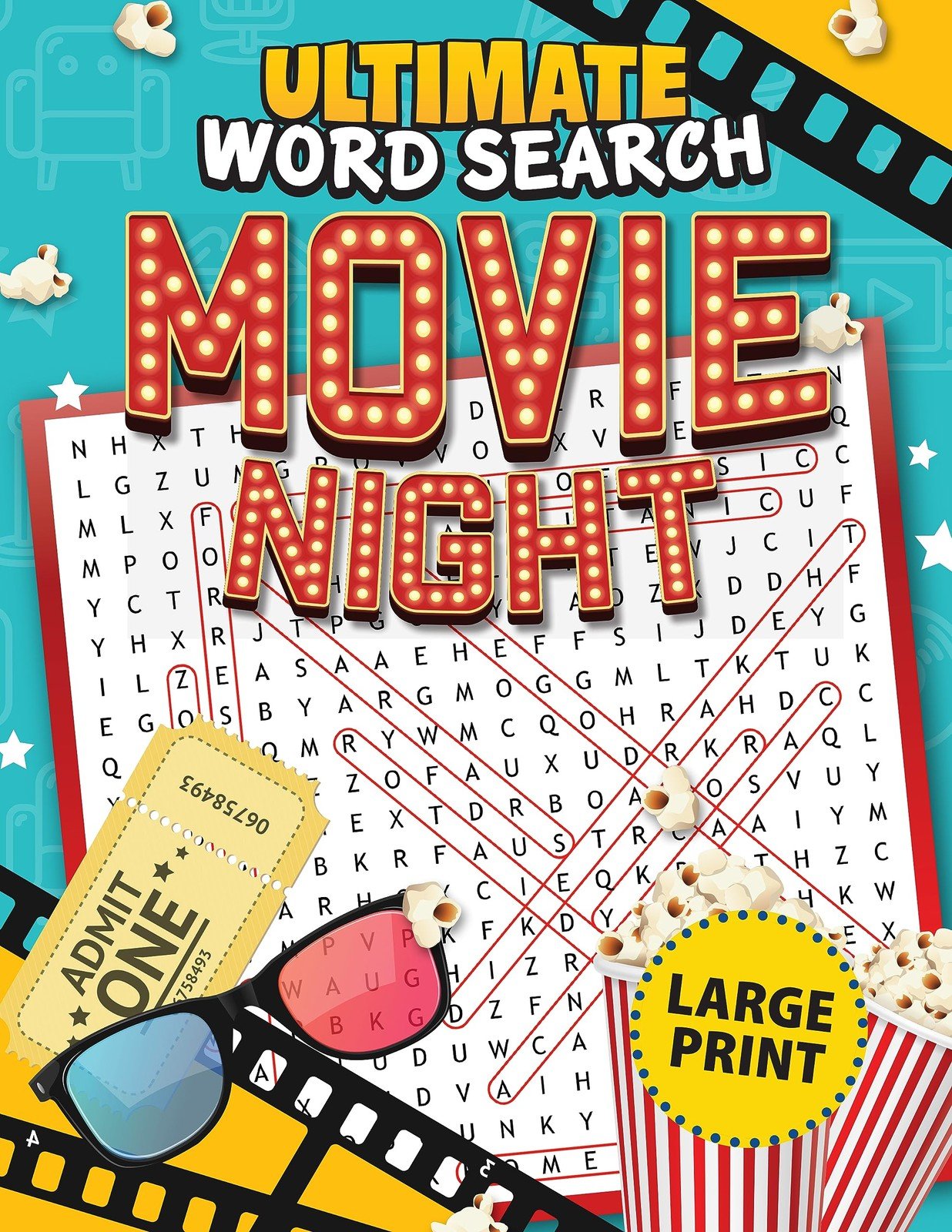 Ultimate Word Search Movie Night (Fox Chapel Publishing) 100 Large Print Puz…