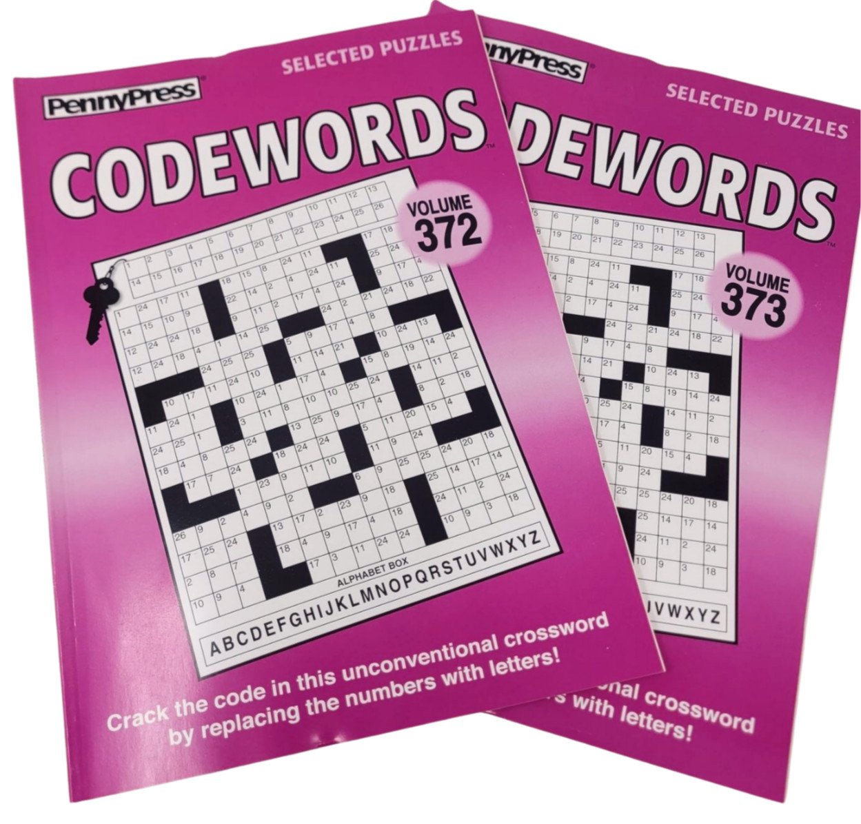 Lot of (2) Penny Press Selected Puzzles Codewords Volumes *372 & 373*