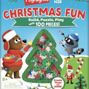 Christmas Puzzle and Play: Build with 100 Pieces! Hardcover by Highlights