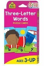 School Zone Three-Letter Words Puzzle Cards: – 9780887432774, School Zone, cards