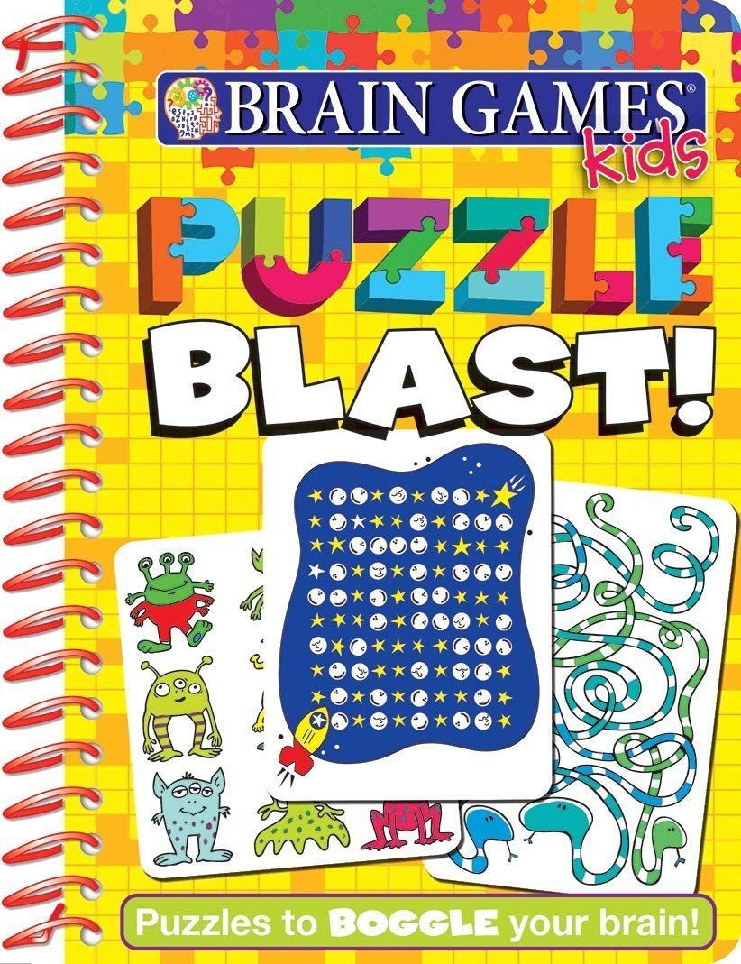Brain Games Kids – Puzzle Blast! – PI Kids – spiral_bound Editors of Phoenix…