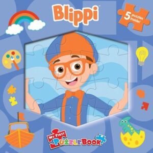 Phidal - Moonbug Blippi My First Puzzle Book - Puzzles for Kids a