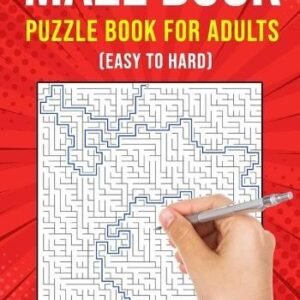 Puzzle King Publishing Maze Puzzle Books for Adults & Teens (Paperback)
