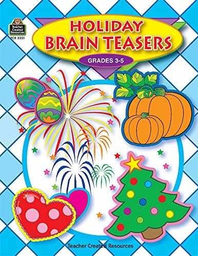 Holiday Brain Teasers, Grades 3-5 – Paperback, by Fore Beth Thompson – Good