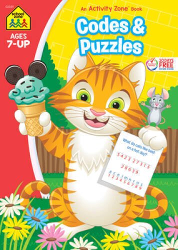 Codes and Puzzles Activity Zone – Perfect Paperback By Joan Hoffman – GOOD