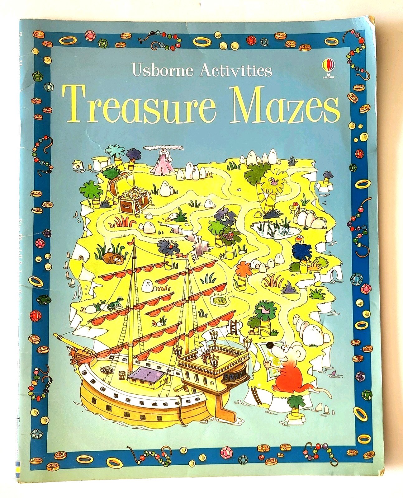 Treasure Mazes By Kim Blundell & Jenny Tyler (Usborne Activities Puzzle Book)