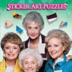 Golden Girls Sticker Art Puzzles - Paperback By Kaplan, Arie - VERY GOOD