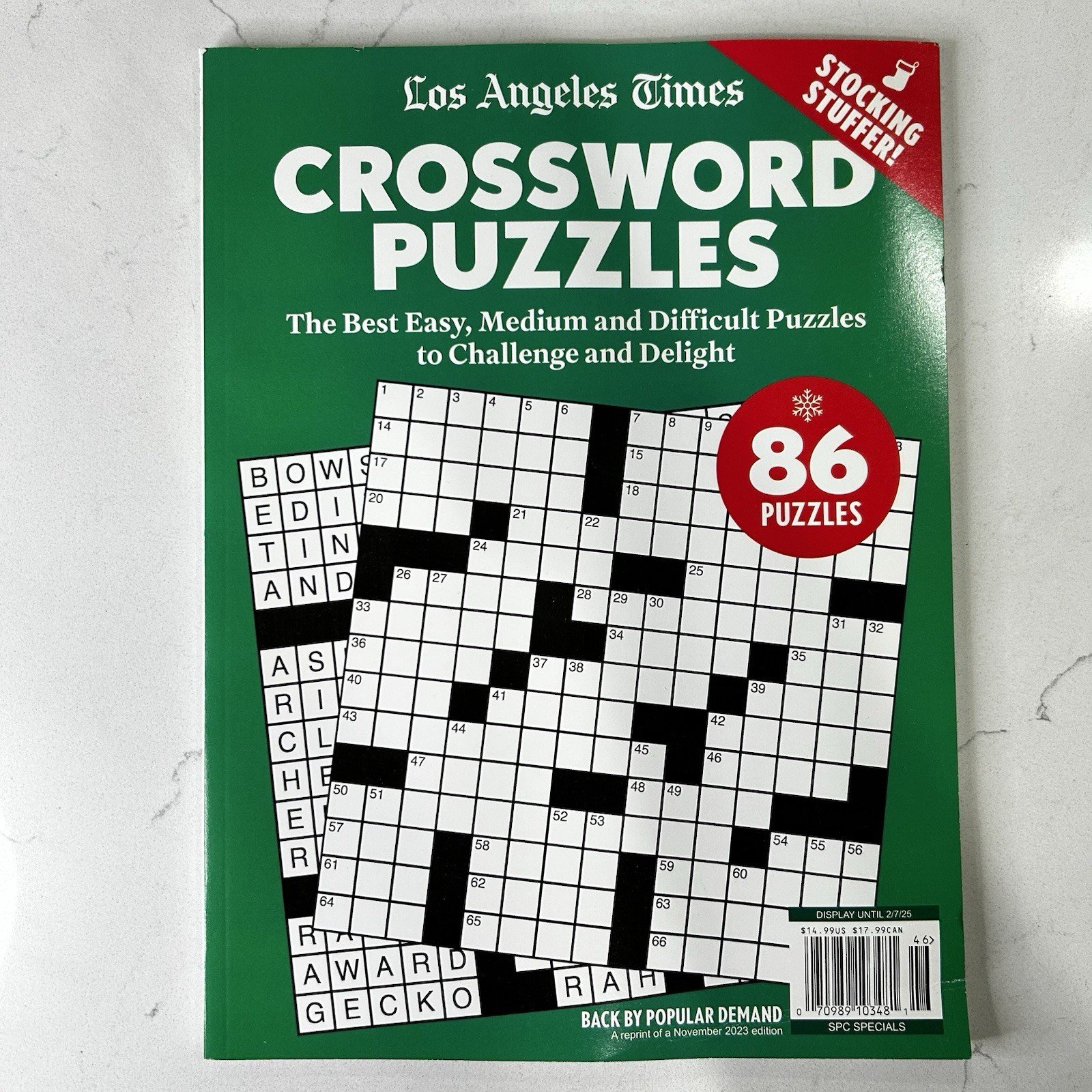 Los Angeles Times Crossword Puzzles Magazine SPC Specials