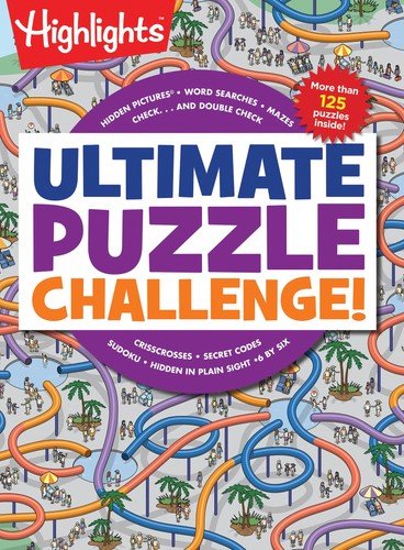 Ultimate Puzzle Challenge!: 125+ Brain Games for Kids, Mazes, Multicolor