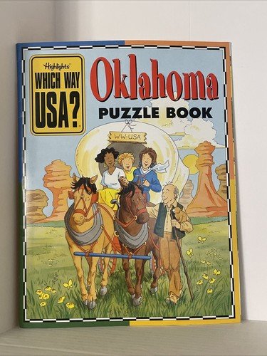 Which Way Usa Oklahoma Puzzle Book Highlights Unused