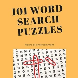 101 WORD SEARCH PUZZLES: EXTRA LARGE PRINT By Pretty Pickles **BRAND NEW**