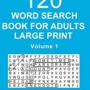 Word Search Book for Adults : 120 Puzzles, Paperback by Pasatiempos10-English...