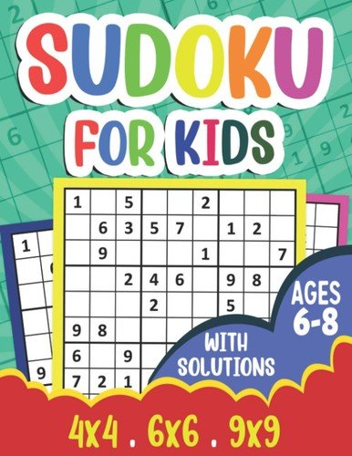 Puzzlesline Press Sudoku for Kids Ages 6-8 (Paperback)
