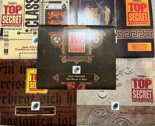 Lot Of 5 Highlights Top Secret Adventures Europe Countries No Key Chains New