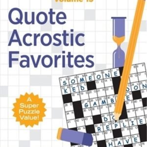 Quote Acrostic Favorites: Features 50 Rewarding Puzzles (Paperback or Softback)