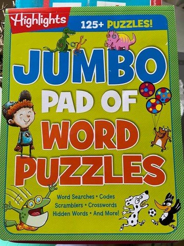 JUMBO PAD OF WORD PUZZLES