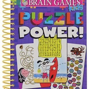 BRAIN GAMES KIDS - PUZZLE POWER! ACTIVITY WORKBOOK - PI By Editors Of Phoenix