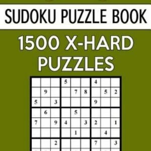 Sudoku Puzzl, 1,500 Extra Hard Puzzles: Gigantic Bargain Sized Book, No Waste...