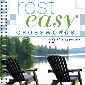 Rest Easy Crosswords: 72 Relaxing Puzzles - spiral_bound Hartman, Randall J.