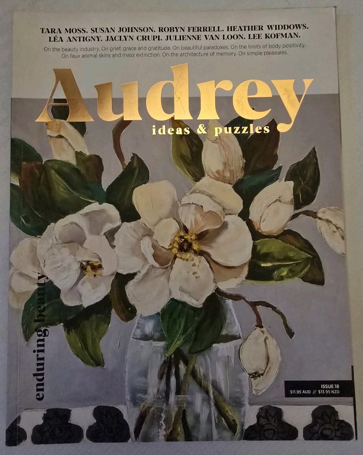 Audrey Magazine Ideas Puzzles Issue 18 2020 Out of Print Rare Hard To Find