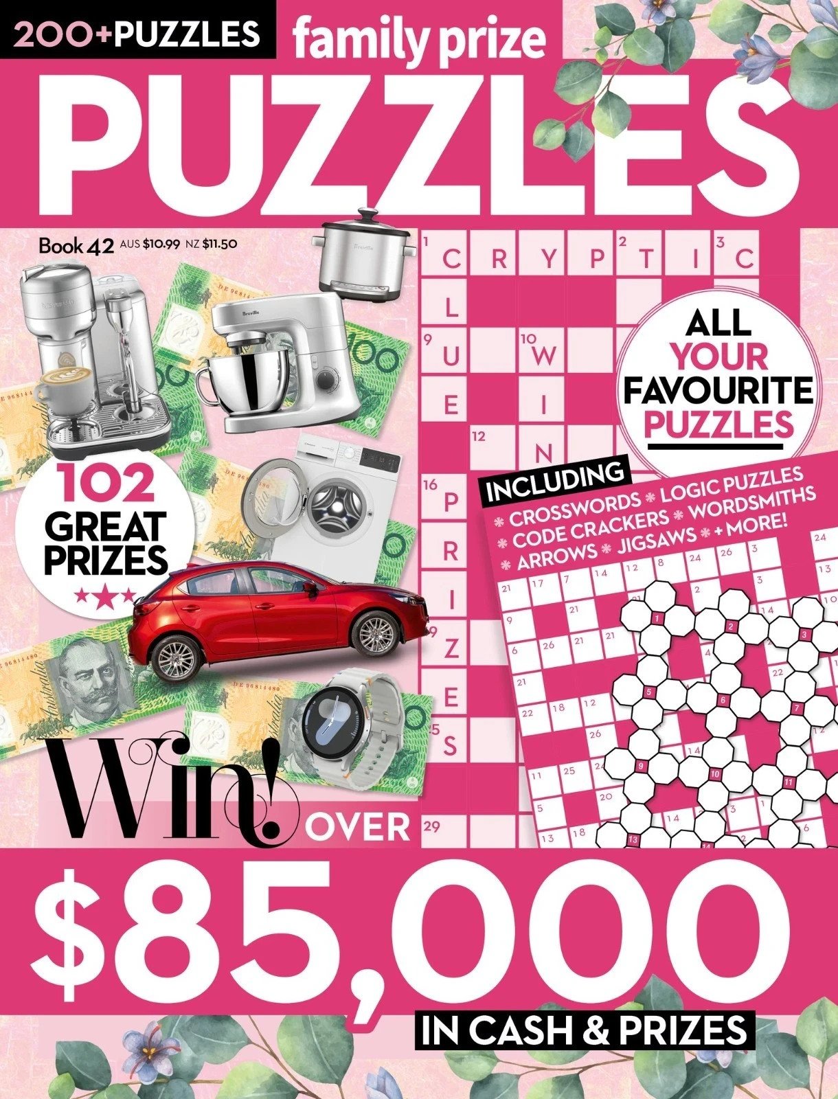 Family Prize Puzzles Book 42 200+ Puzzles 192 Great Prizes Crosswords Jigsaws