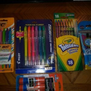 Adult Coloring Art Pack or Crafts Kit 5 Items