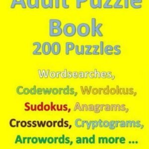 Adult Puzzle Book : 200 Puzzles by Charlie Fry (2016, Trade Paperback)