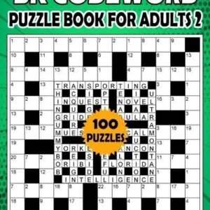Bk Bouchama BK Codeword puzzle book for adults 2 (Paperback)