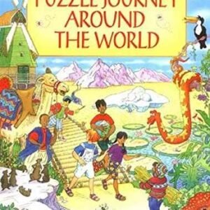 Puzzle Journey Around the World - Paperback, by Lesley Sims - Acceptable