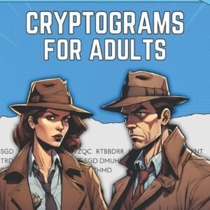 Cryptograms Puzzle Book For Adults: 500 Large Print Cryptograms With Inspiration