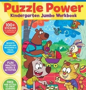 Puzzle Power Kindergarten Jumbo Workbook Scholastic Paperback
