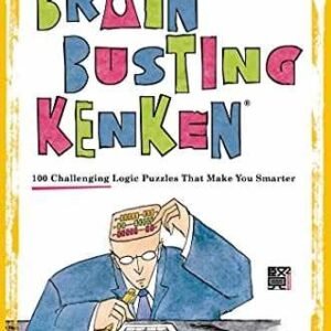 Will Shortz Presents Brain-Busting - Paperback, by Miyamoto Tetsuya - Good