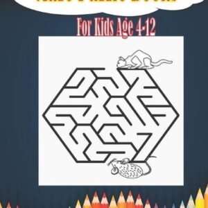 Maze Puzzle Books For Kids Age 4-12: Easy Beautiful Funny Maze Puzzles for Kids