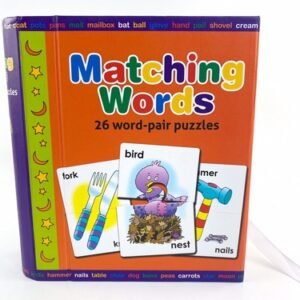 Matching Words 26 Word Pair Puzzles Book Spice Box Educational Preschool