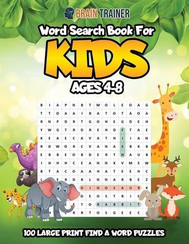Huge Book of Large Print Word Search: 9000 Words – 224 Puzzles – Varied Themes –