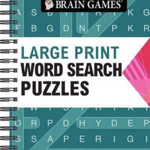 Brain Games - Large Print Word Search (Arrow) (Spiral Bound)