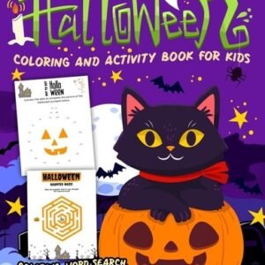 Halloween Coloring And Activity Book For Kids