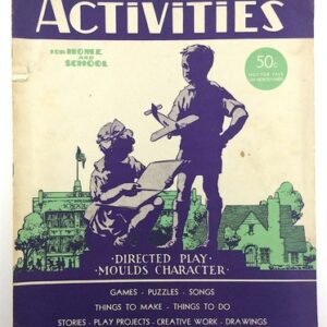 Children Activities 1942 Games Puzzles Sons Stories Drawing Kids Book N206