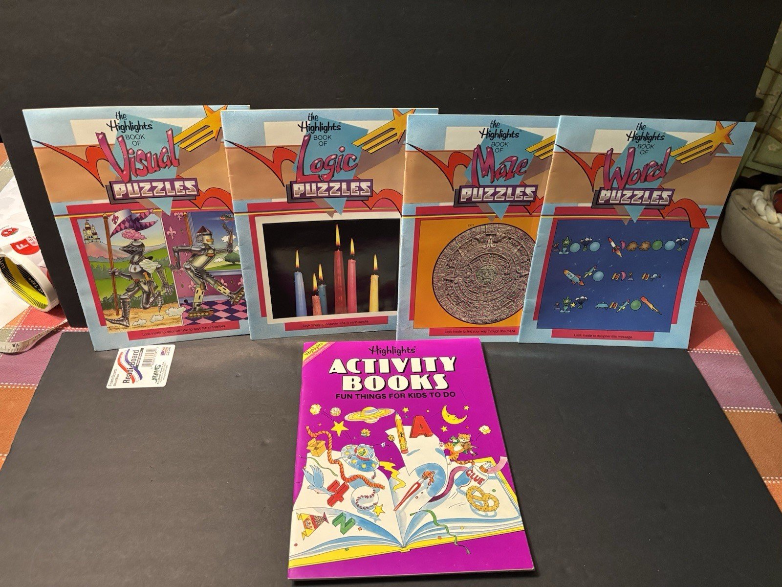 Lot of 8 Highlights Puzzle Magazines Unused Vintage 1989 1992 Fun Activity Books