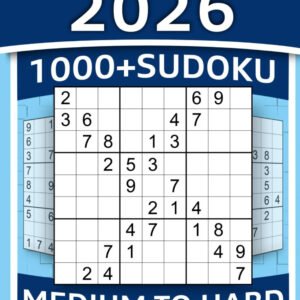 1000+ Sudoku Puzzles for Adults: Medium to Hard Sudoku Puzzles with Detailed Ste
