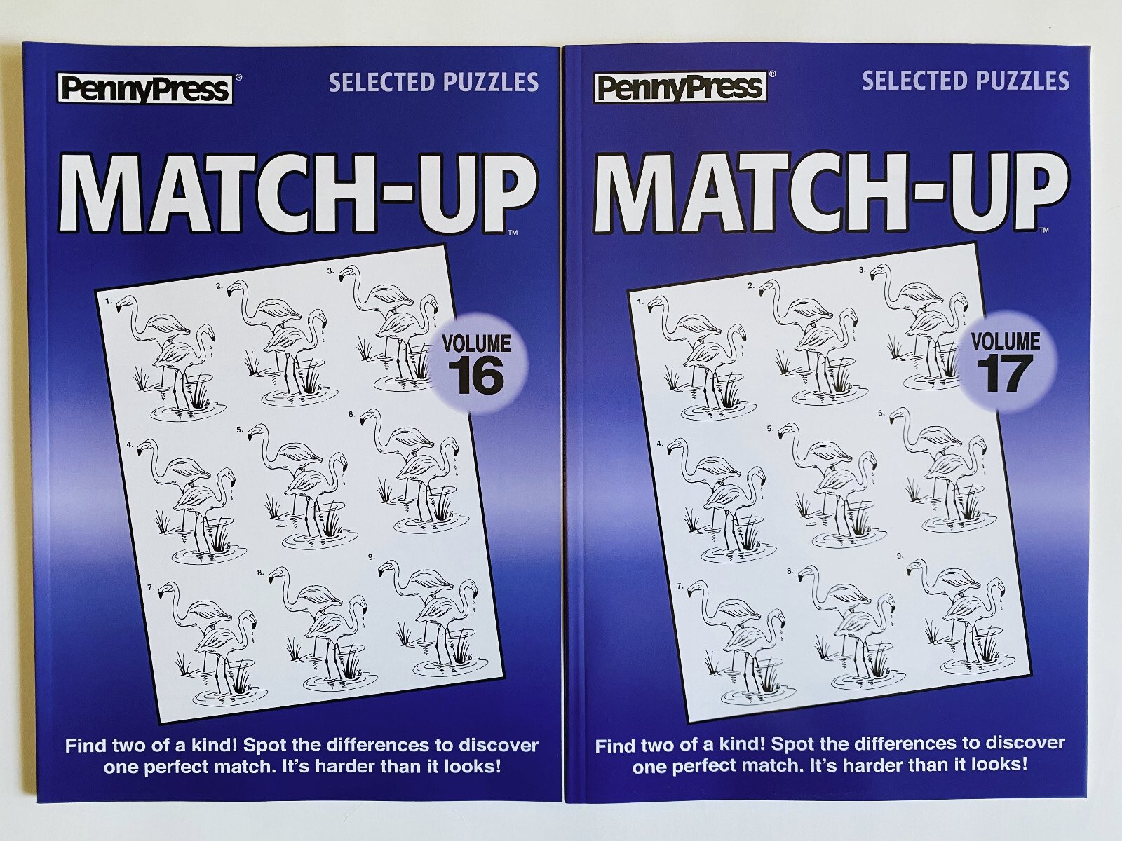 MATCH UP Picture Puzzle Book Penny Press Selected Variety Series Dell 16 17