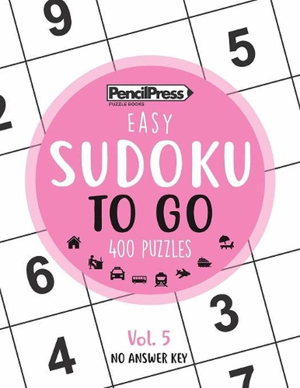 SUDOKU TO GO (400 Puzzles, easy): Sudoku Puzzle Books for adults by Sudoku Puzzl