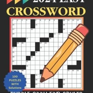 Barton Schweitzer 2024 Easy Crossword Puzzle Book for Adults (Paperback)