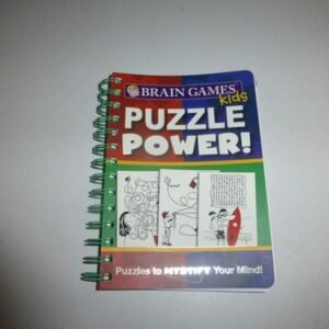 Brain Games Kids: Puzzle Power! Paperback Louis Weber 2011 B254